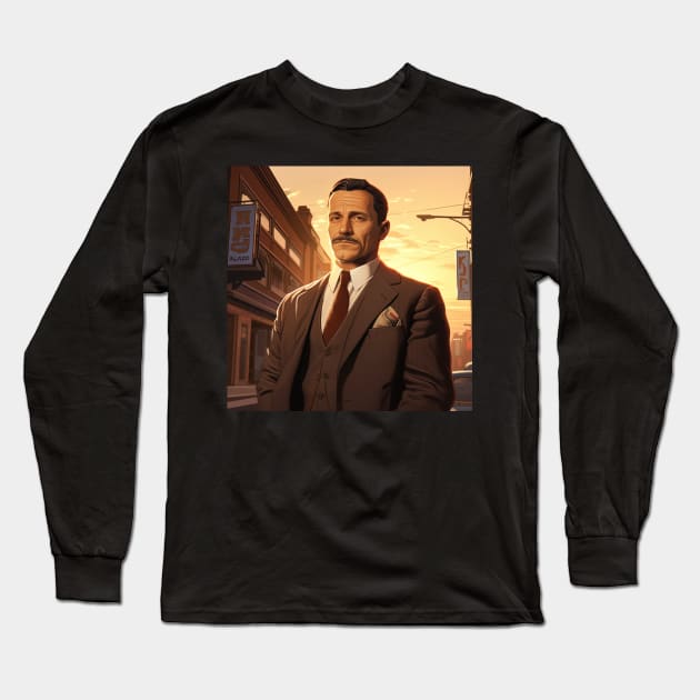 William Somerset Long Sleeve T-Shirt by ComicsFactory